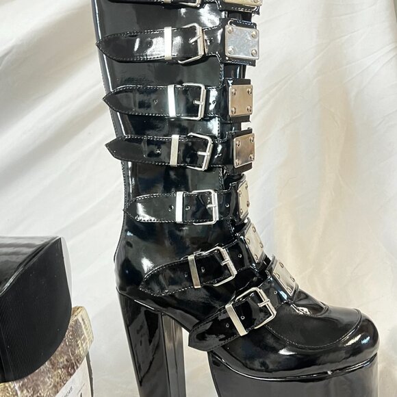 Brand New Demonia Torment 804 Women's Boots - Picture 2 of 4